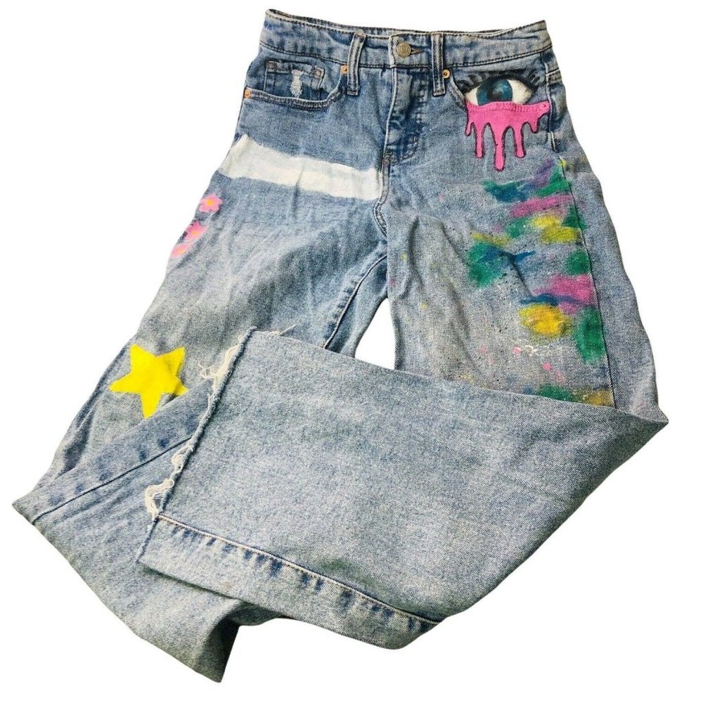 Wild Fable Womens Blue Jeans High Rise Skater